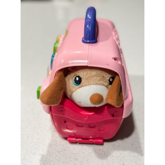 VTech Care for Me Learning Carrier - Puppy & Accessories Interactive Toddler Toy - Picture 2 of 2